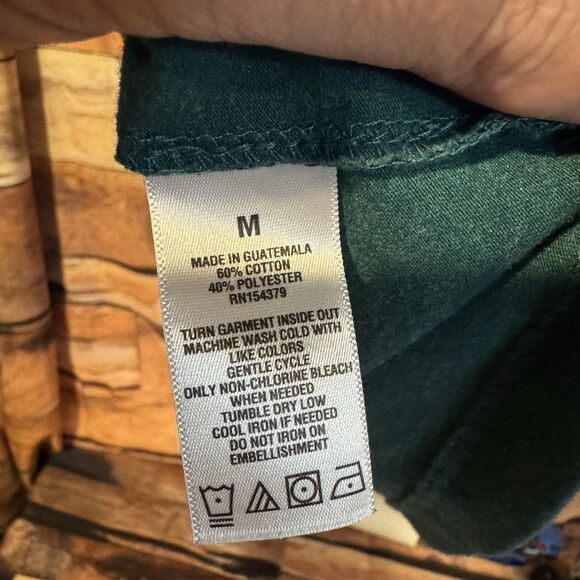 Aéropostale Men's Medium Green Rat Graphic T-Shirt Tee Original Brand Greaser - Picture 7 of 7